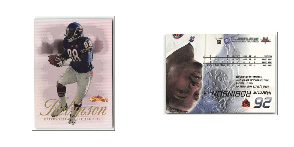Marcus Robinso 2000 Fleer Tradition #26 Chicago Bears Football Card NM