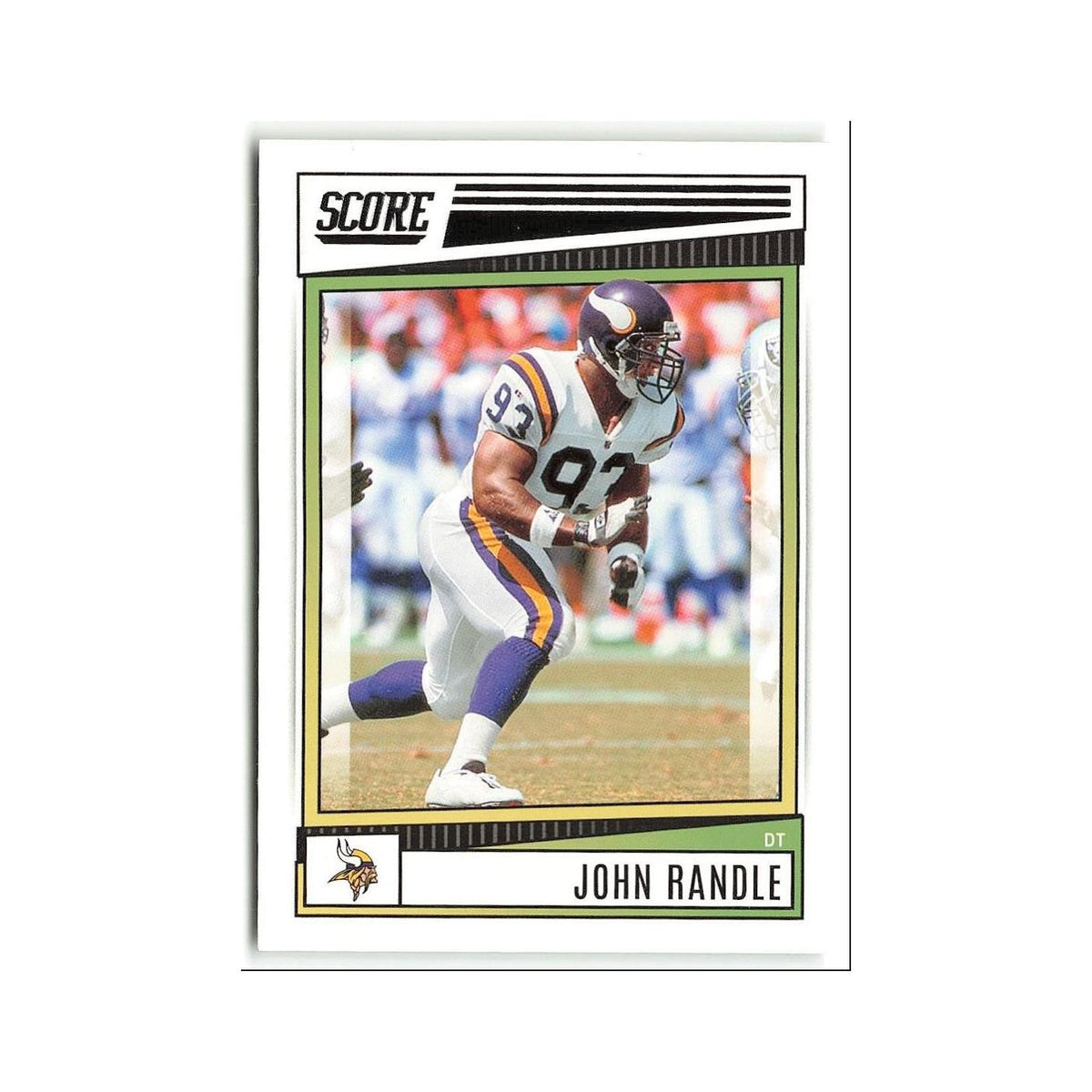 John Randle 2022 Score #112 Minnesota Vikings Football Card NM