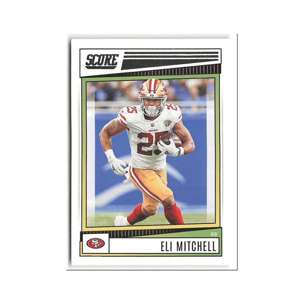 Eli Mitchell 2022 Score #167 San Francisco 49ers Football Card NM