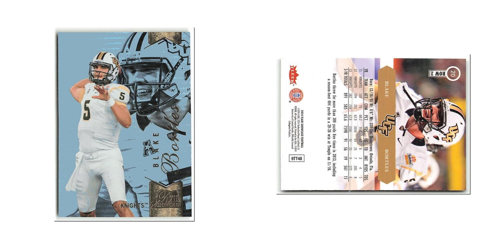 Blake Bortles 2014 Flair Showcase #20 UCF Knights Football Card NM