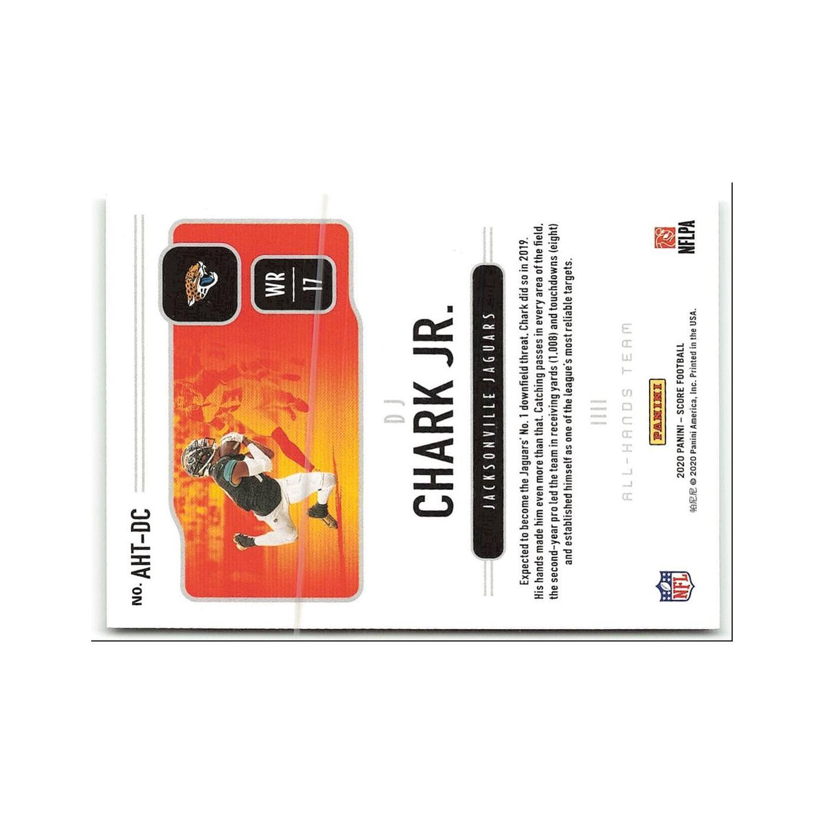 DJ Chark Jr. 2020 Panini Prizm Brilliance #1 Jacksonville Jaguars NM