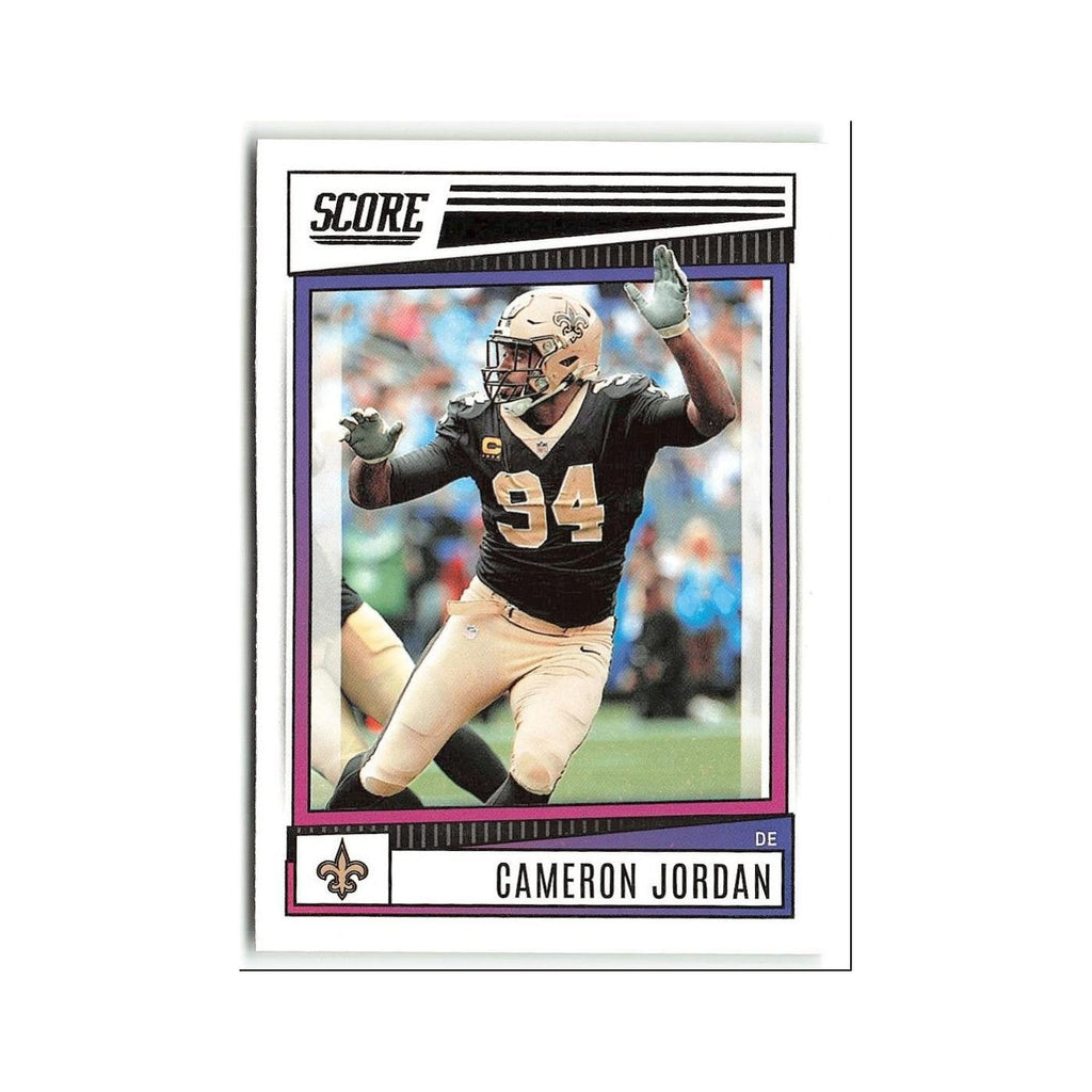 Cameron Jordan 2022 Score #60 New Orleans Saints Football Card NM