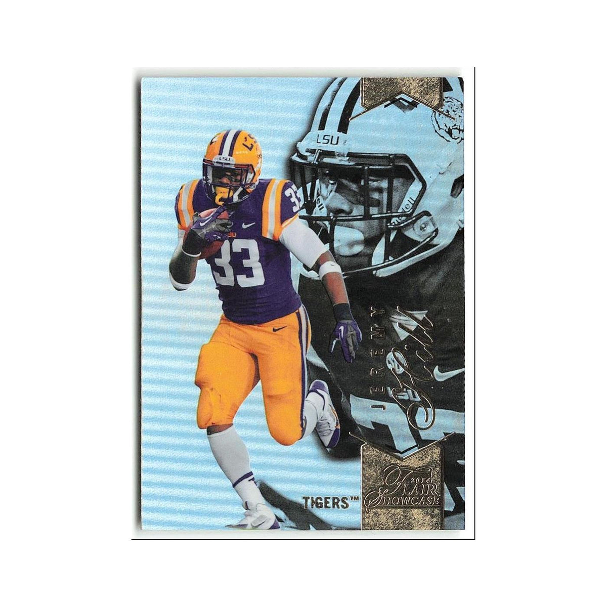 Jeremy Hill 2014 Flair Showcase #22 LSU Tigers Football Card NM