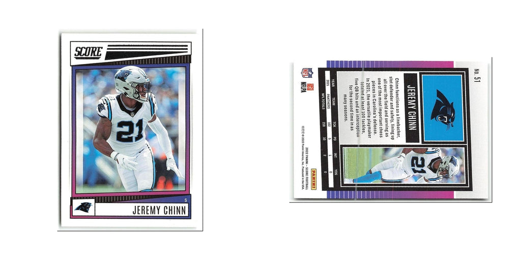 Jeremy Chinn 2022 Score #51 Carolina Panthers Football Card NM