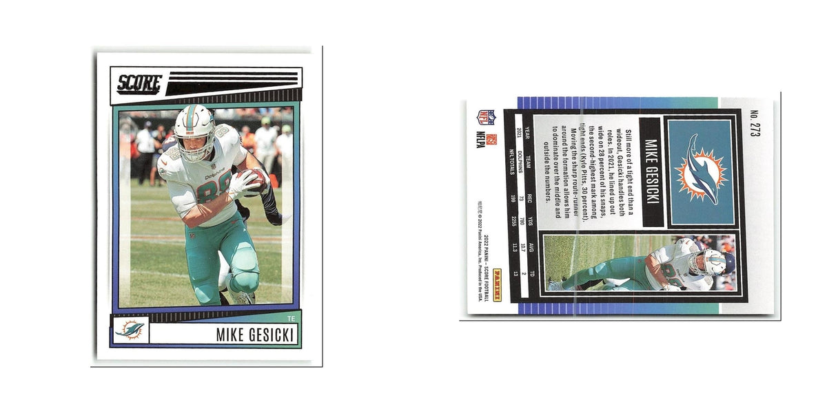 Mike Gesicki 2022 Score #273 Miami Dolphins Football Card NM