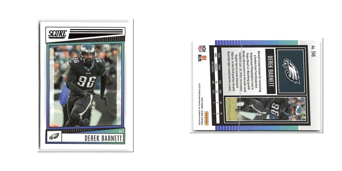 Derek Barnett 2022 Score #246 Philadelphia Eagles Football Card NM