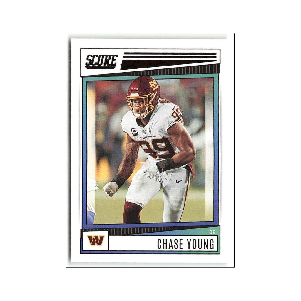 Chase Young 2022 Score #258 Washington Commanders Football Card NM