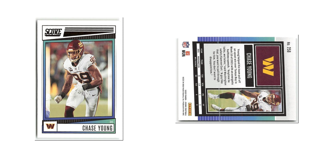 Chase Young 2022 Score #258 Washington Commanders Football Card NM