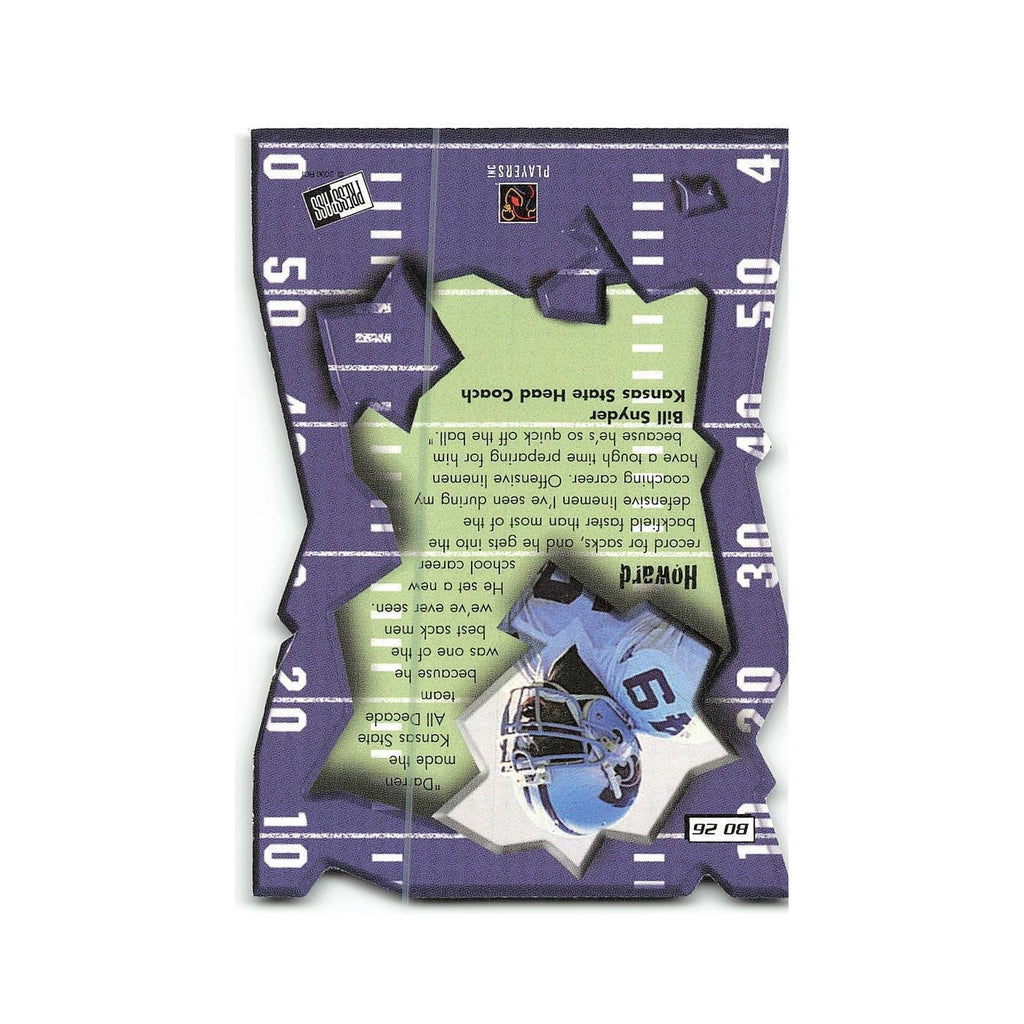 Darren Howard 2000 Press Pass Breakout #BO26 Kansas State Wildcats NM