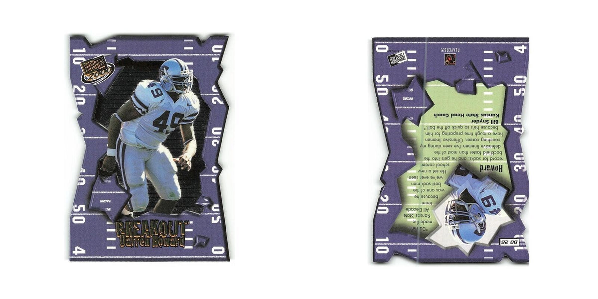 Darren Howard 2000 Press Pass Breakout #BO26 Kansas State Wildcats NM