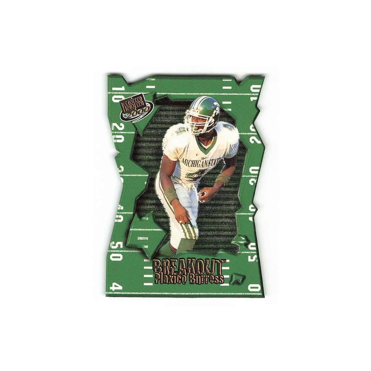 Plaxico Burress 2000 Press Pass Breakout #BO4 Spartans NM