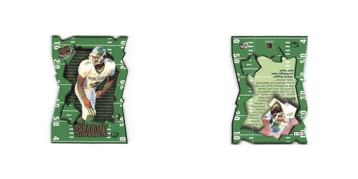 Plaxico Burress 2000 Press Pass Breakout #BO4 Spartans NM