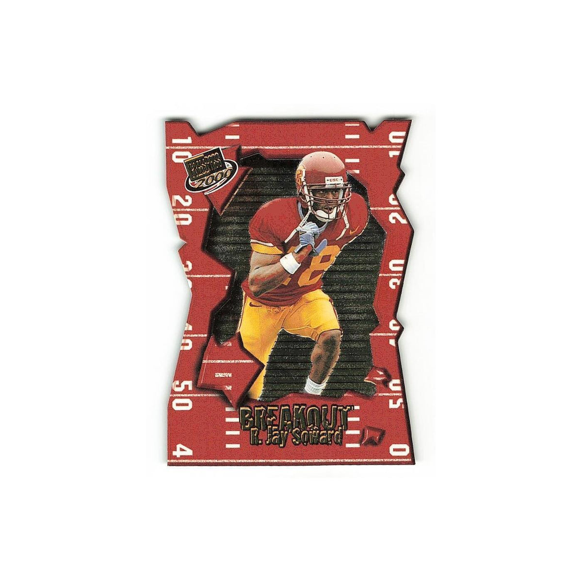 R.Jay Soward 2000 Press Pass Breakout #BO21 USC Trojans Football Card NM