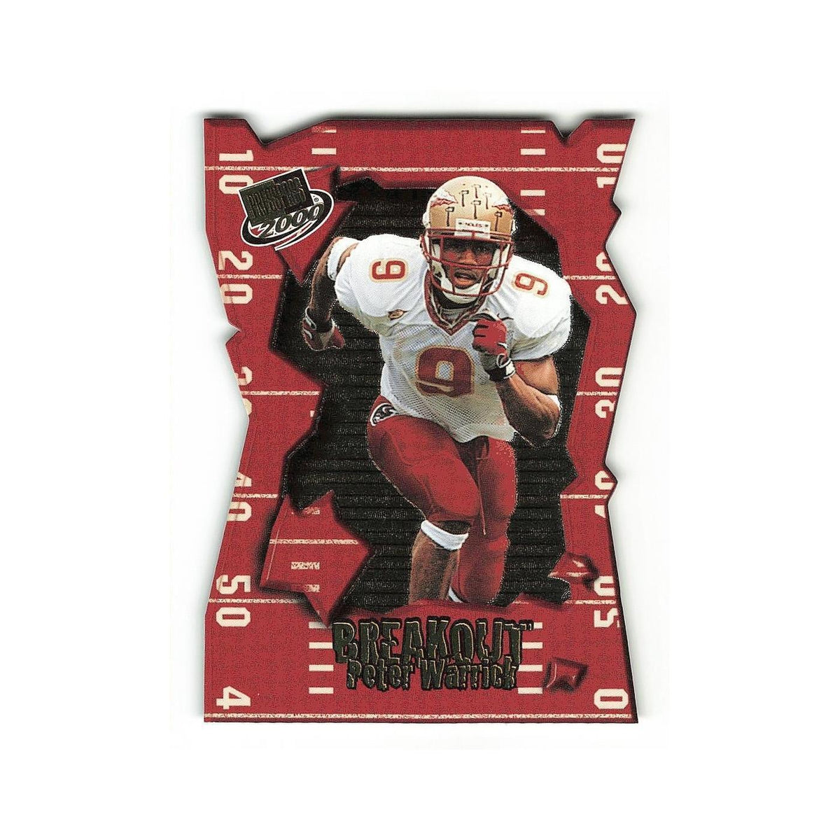 Peter Warrick 2000 Press Pass Breakout #BO 1 Florida State Seminoles NM