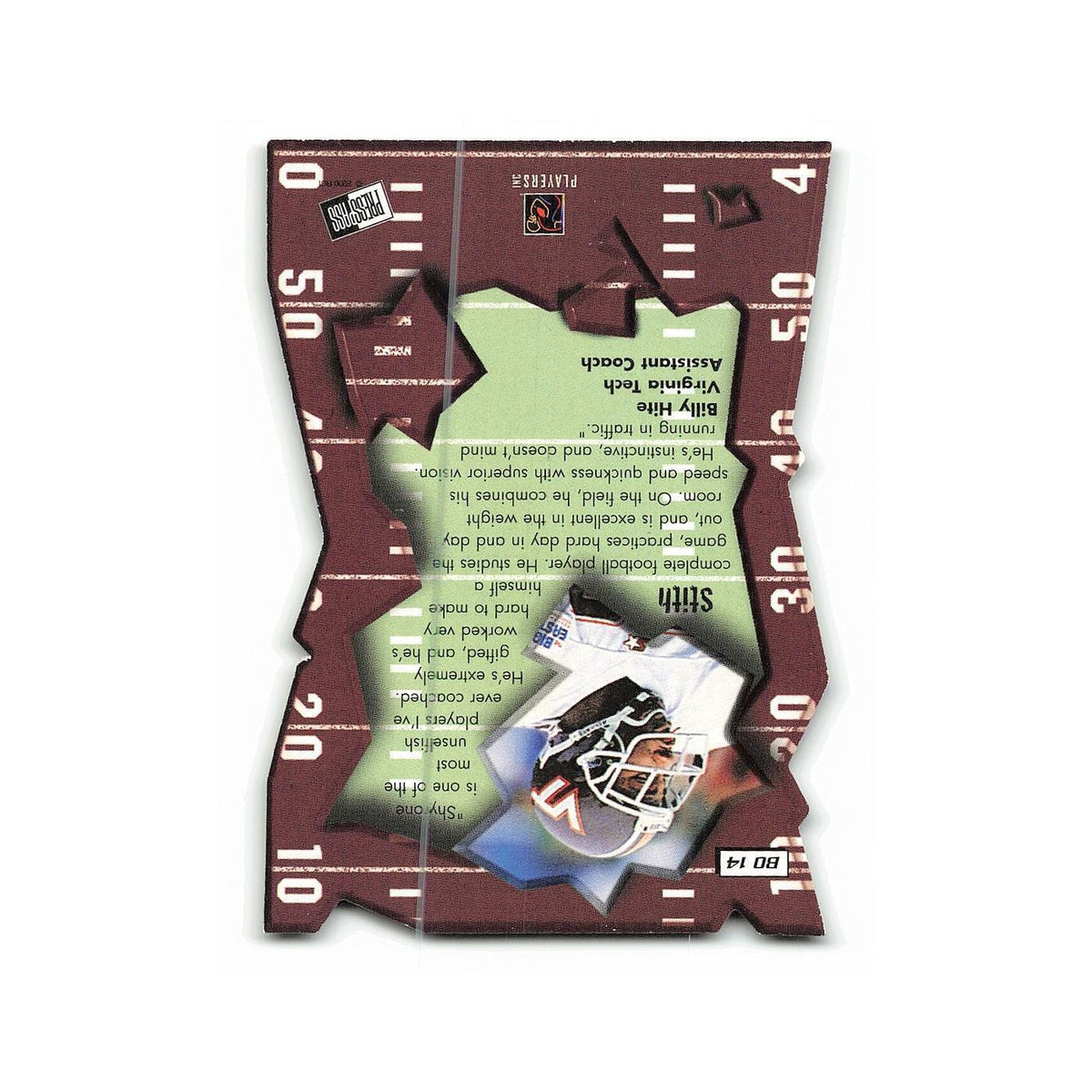 Shyrone Smith 2000 Press Pass Breakout #BO 14 Virginia Tech Hokies NM