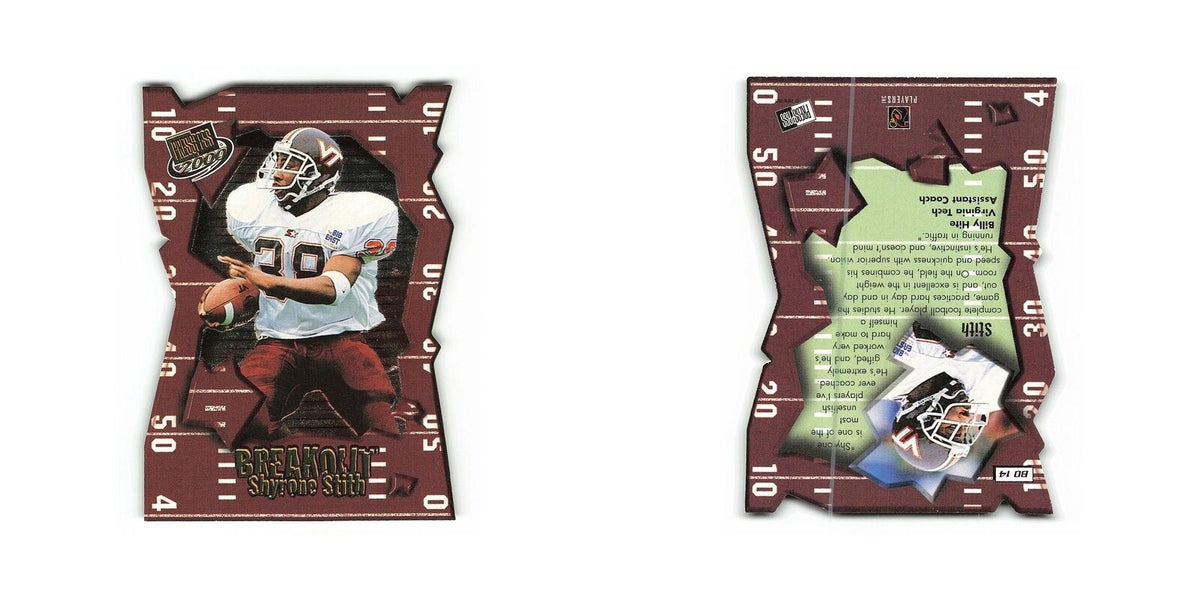 Shyrone Smith 2000 Press Pass Breakout #BO 14 Virginia Tech Hokies NM