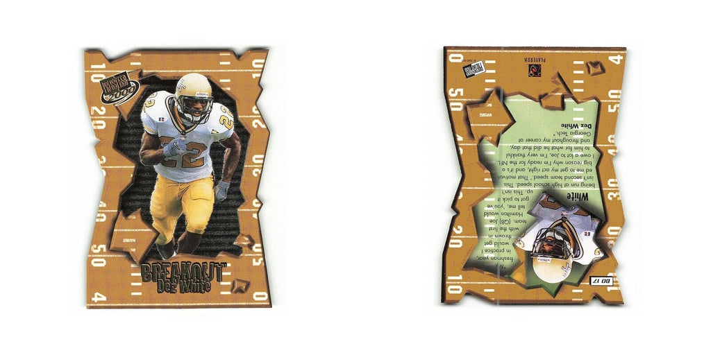 Dez White 2000 Press Pass Breakout #BO17 Yellow Jackets NM