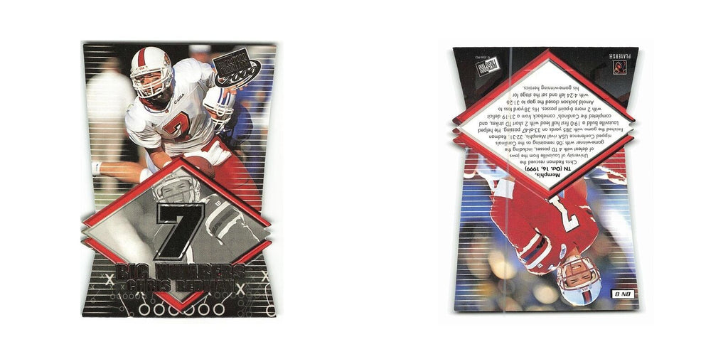 Chris Redman 2000 Press Pass Big Numbers #BN8 Louisville Cardinals NM