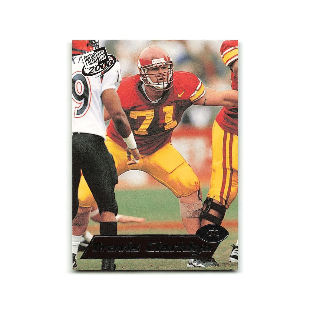 Travis Claridge 2000 Press Pass #2 USC Trojans Football Card NM