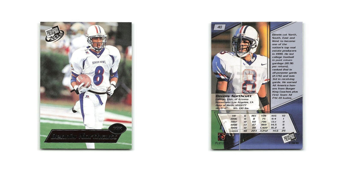Dennis Northcutt 2000 Press Pass #40  Football Card NM