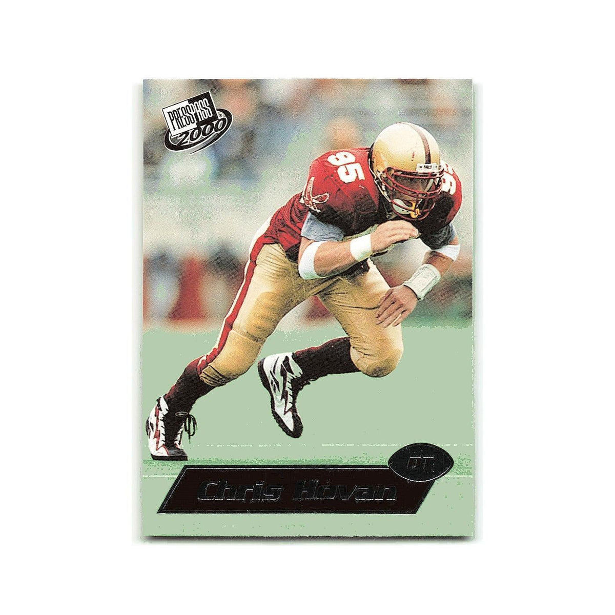 Chris Hovan 2000 Press Pass #32 Boston College Eagles Football Card NM