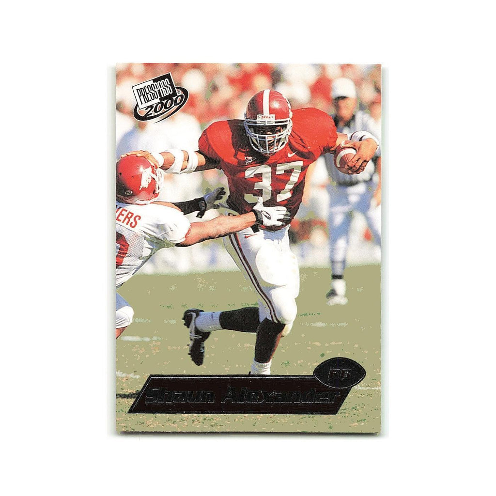Shaun Alexander 2000 Press Pass #16 Alabama Crimson Tide Football Card NM