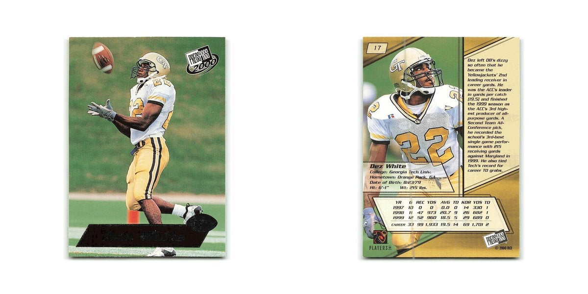 Dez White 2000 Press Pass #17