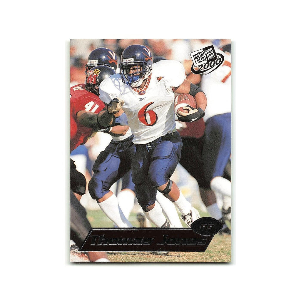 Thomas Jones 2000 Press Pass #6 Virginia Cavaliers Football Card NM