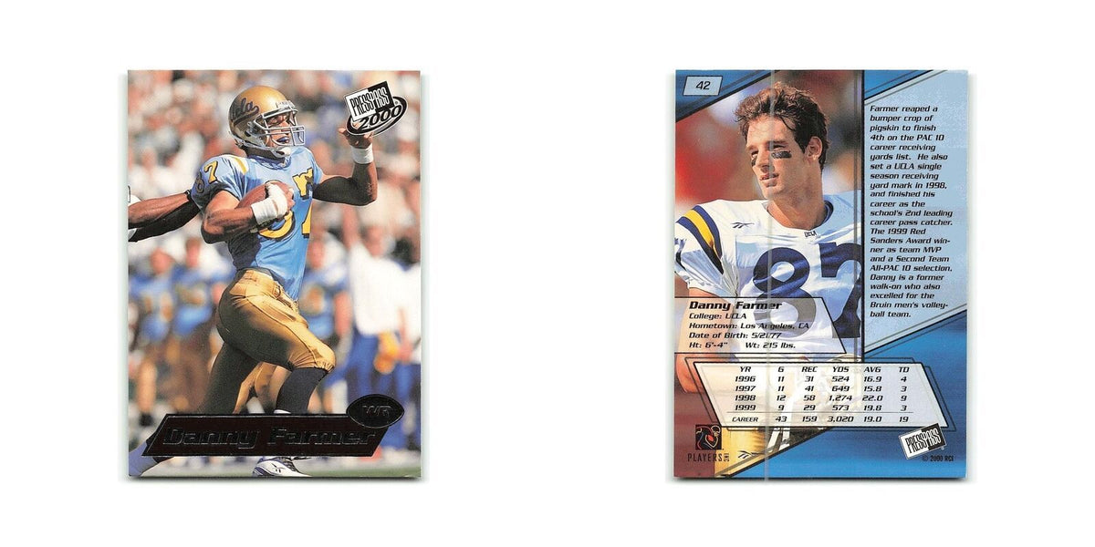 Danny Farmer 2000 Press Pass #42 UCLA Football Card NM