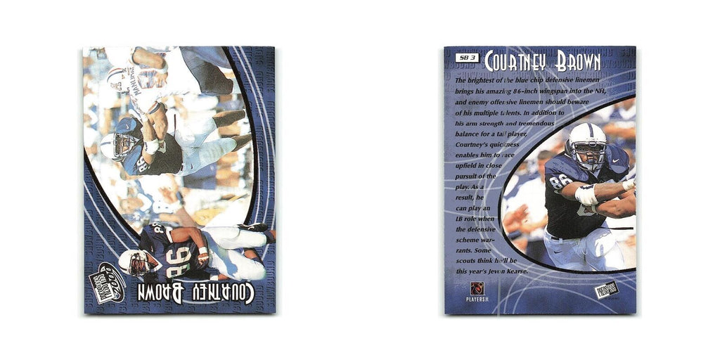 Courtney Brown 2000 Press Pass Showbound #SB 3 Penn State Nittany Lions NM