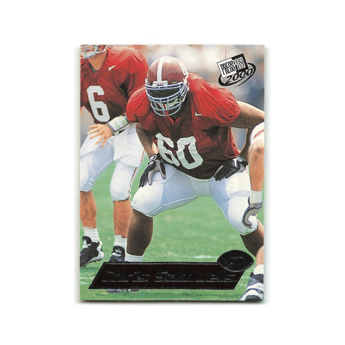 Chris Samuels 2000 Press Pass #10 Alabama Crimson Tide Football Card NM