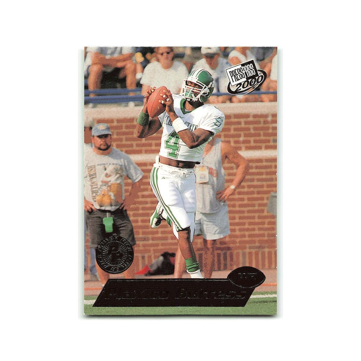 Plaxico Burress 2000 Press Pass #4 NM