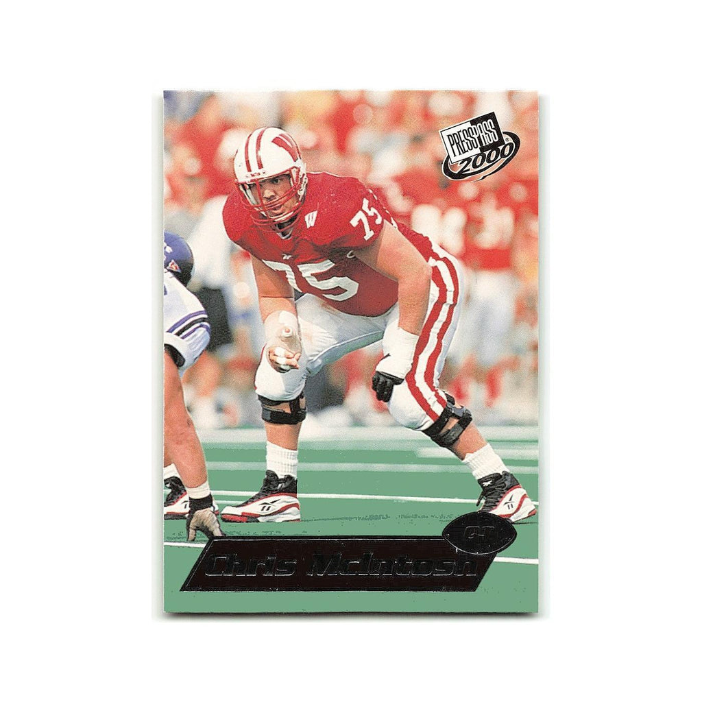 Chris McIntosh 2000 Press Pass #44 Wisconsin Badgers Football Card NM