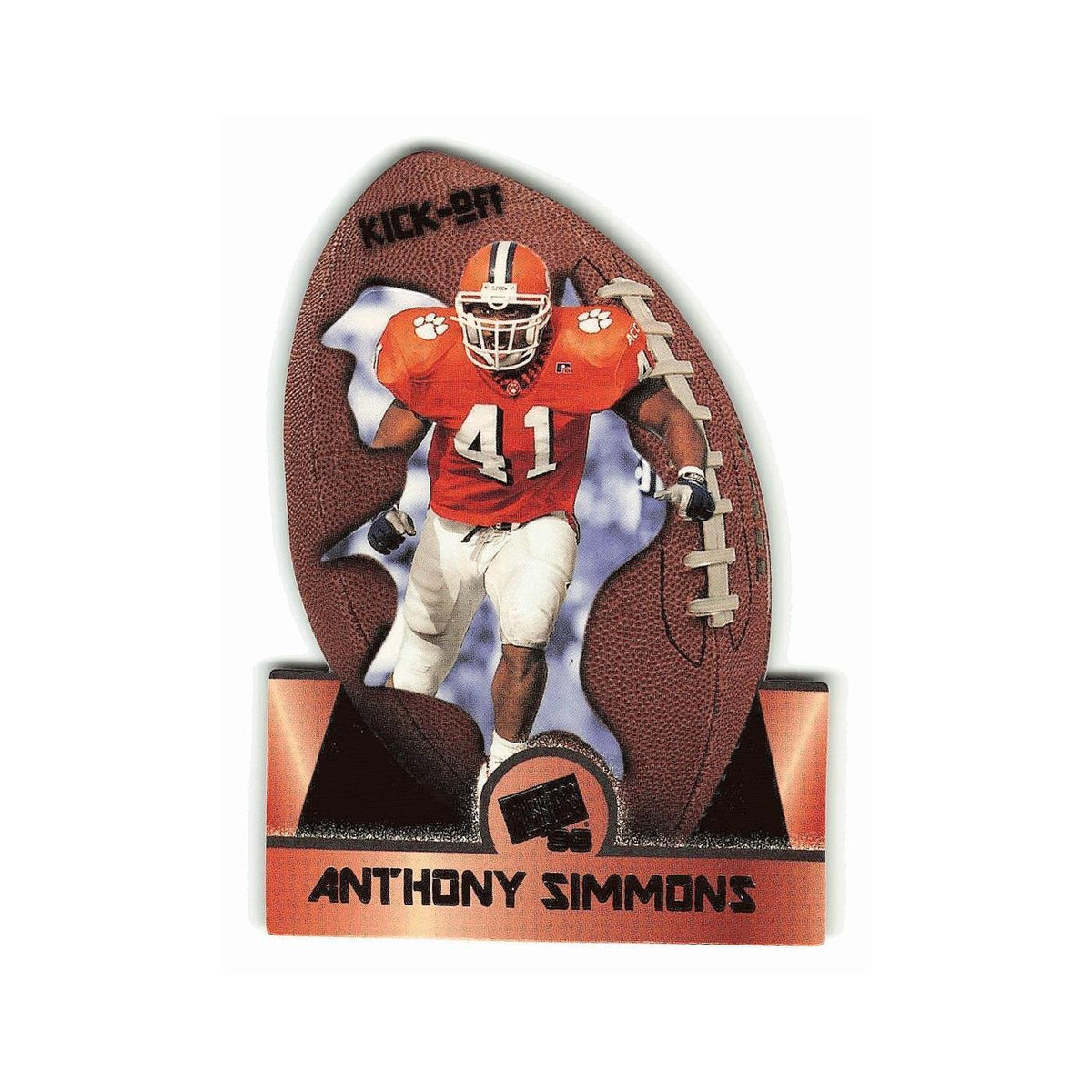 Anthony Simmons 1998 Press Pass Kick-Off #KO18 Clemson Tigers Football Card NM