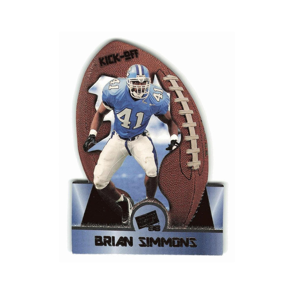 Brian Simmons 1998 Press Pass Kick-Off #10 North Carolina Tar Heels NM