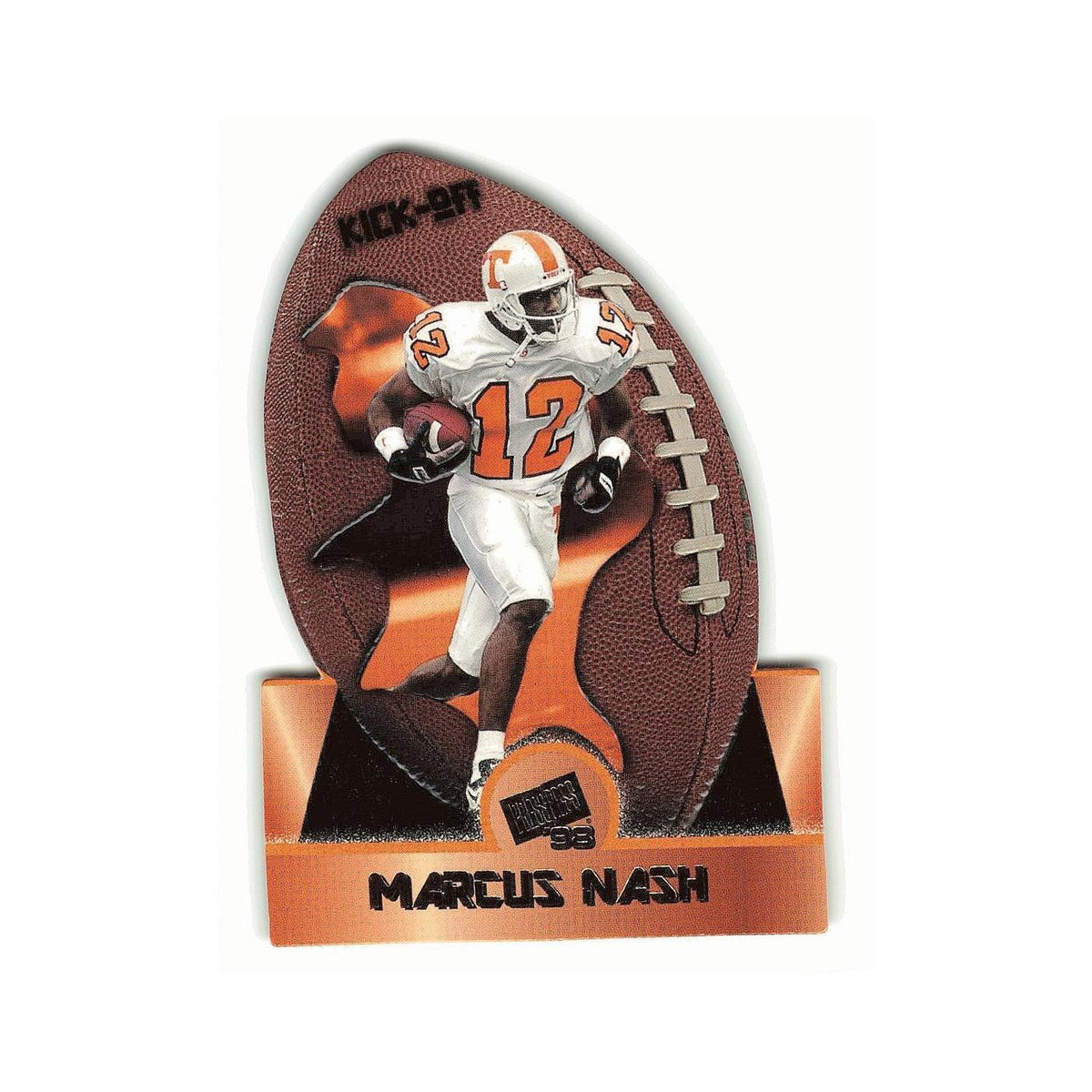 Marcus Nash 1998 Press Pass Kick-Off #KO 34 Tennessee Volunteers NM