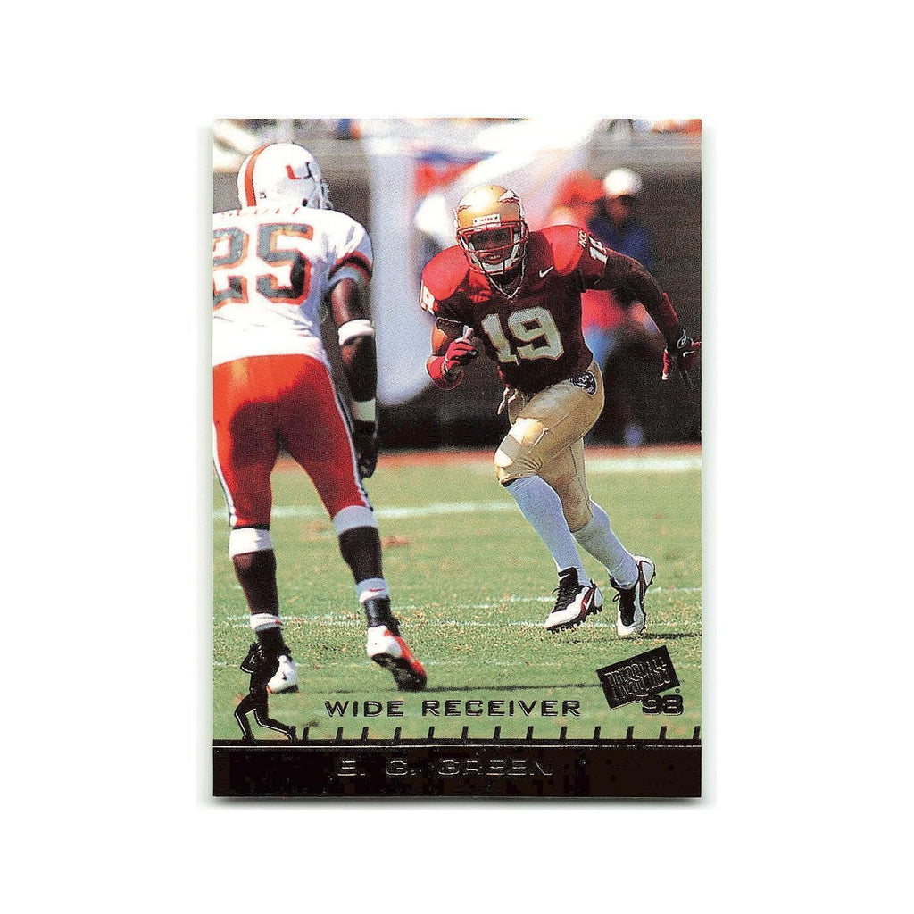 E.G. Green 1998 Press Pass #40 Seminoles Football Card NM