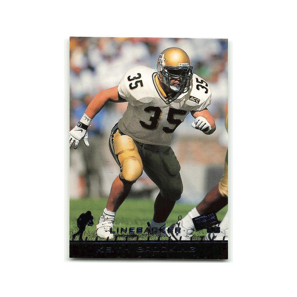 Keith Brooking 1998 Press Pass Blue #44 NM