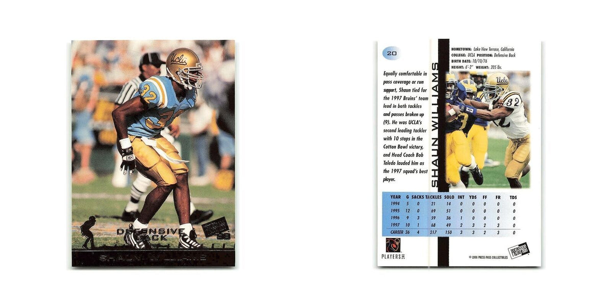 Shaun Williams 1998 Press Pass #20