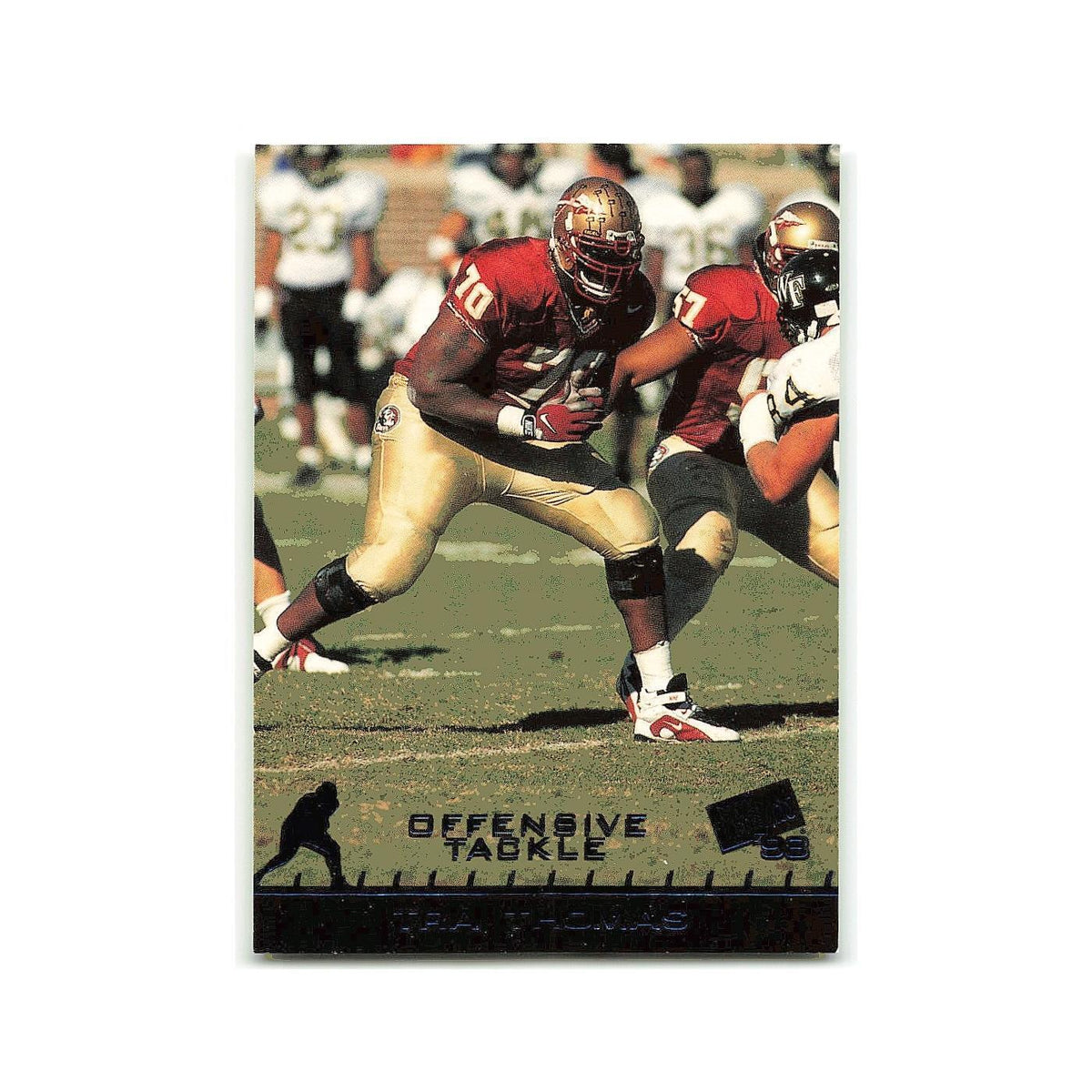 Tra Thomas 1998 Press Pass Blue #7 Florida State Seminoles