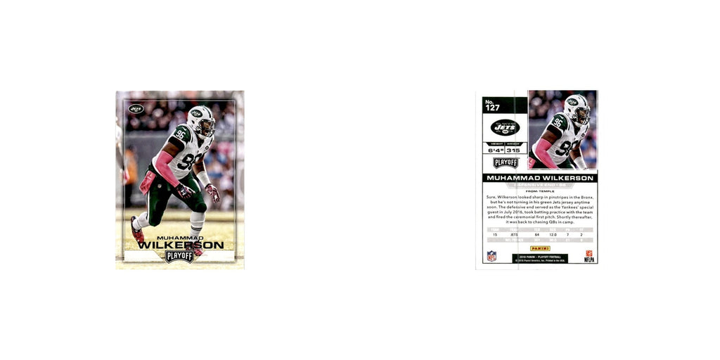 Muhammad Wilkerson 2016 Panini Playoff #127 New York Jets Football Card NM