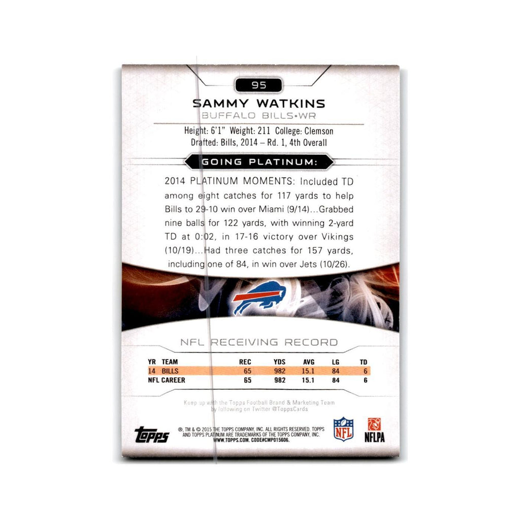 Sammy Watkins 2015 Topps Platinum #95 Buffalo Bills Football Card NM