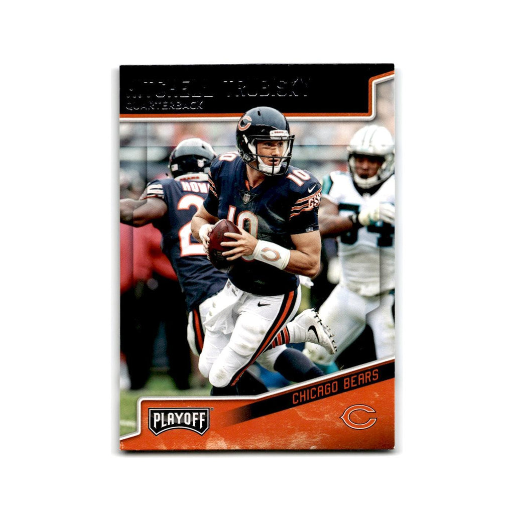 Mitchell Trubisky 2018 Panini Playoff #32 Chicago Bears Football Card NM