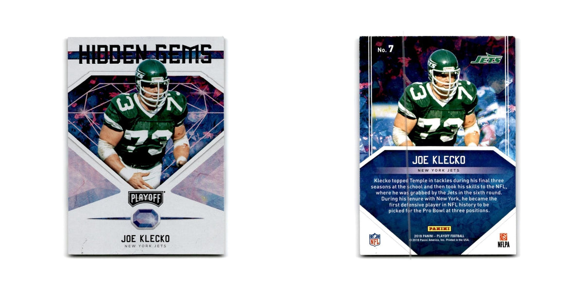 Joe Klecko 2018 Panini Playoff #7 New York Jets Football Card NM