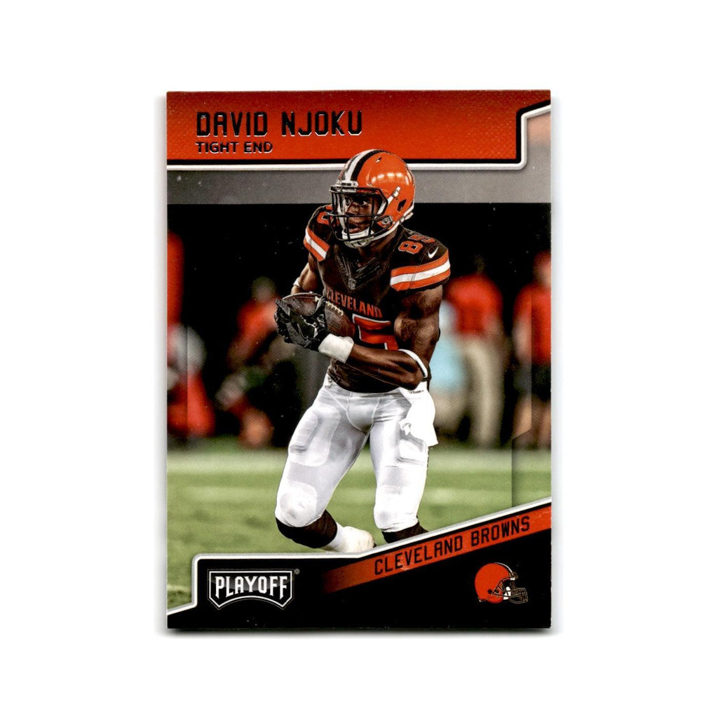 David Njoku 2018 Panini Playoff #48 Cleveland Browns Football Card NM