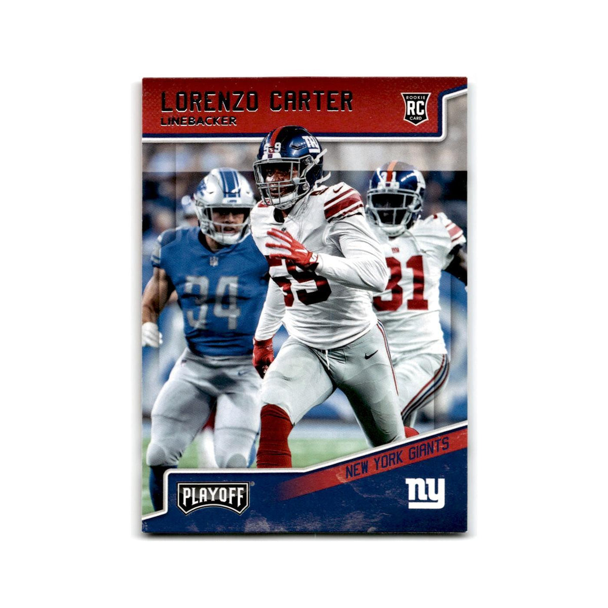 Lorenzo Carter Rookie 2018 Panini Playoff #291 New York Giants Football Card NM