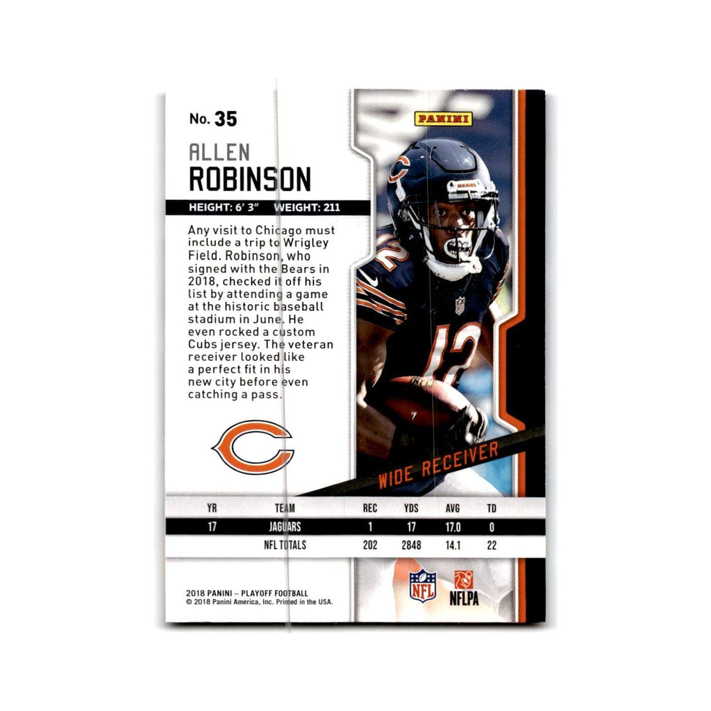 Allen Robinson 2018 Panini Playoff #35 Chicago Bears Football Card NM