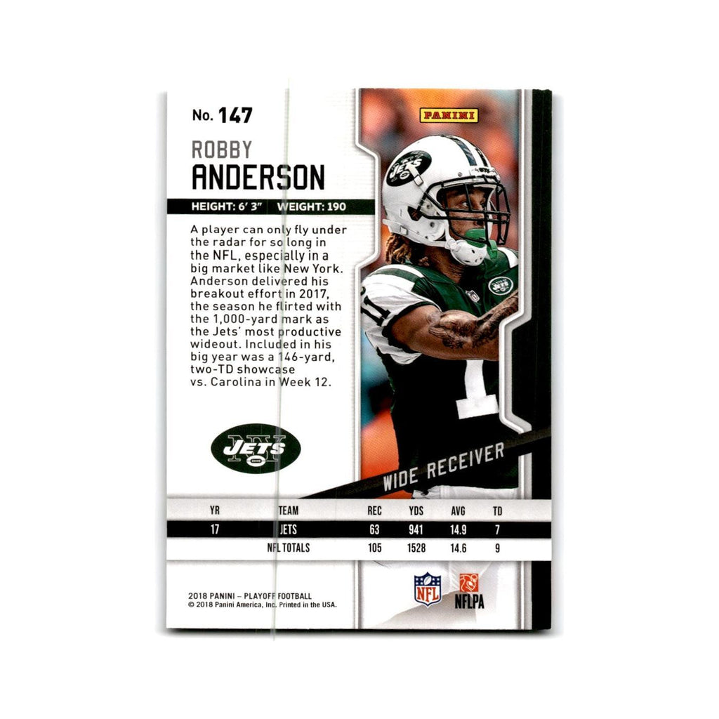 Robby Anderson 2018 Panini Playoff #147 New York Jets Football Card NM