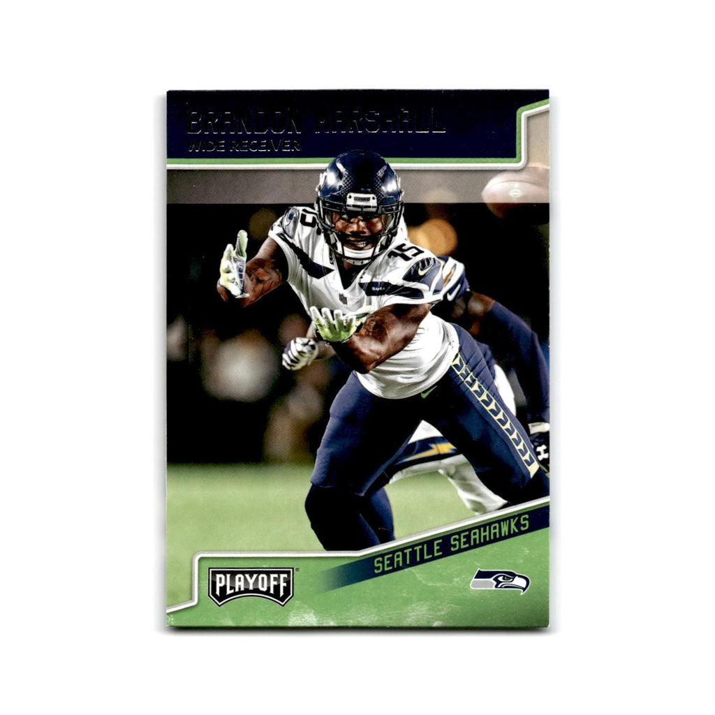 Brandon Marshall 2018 Panini Playoff #181 Seattle Seahawks Football Card NM