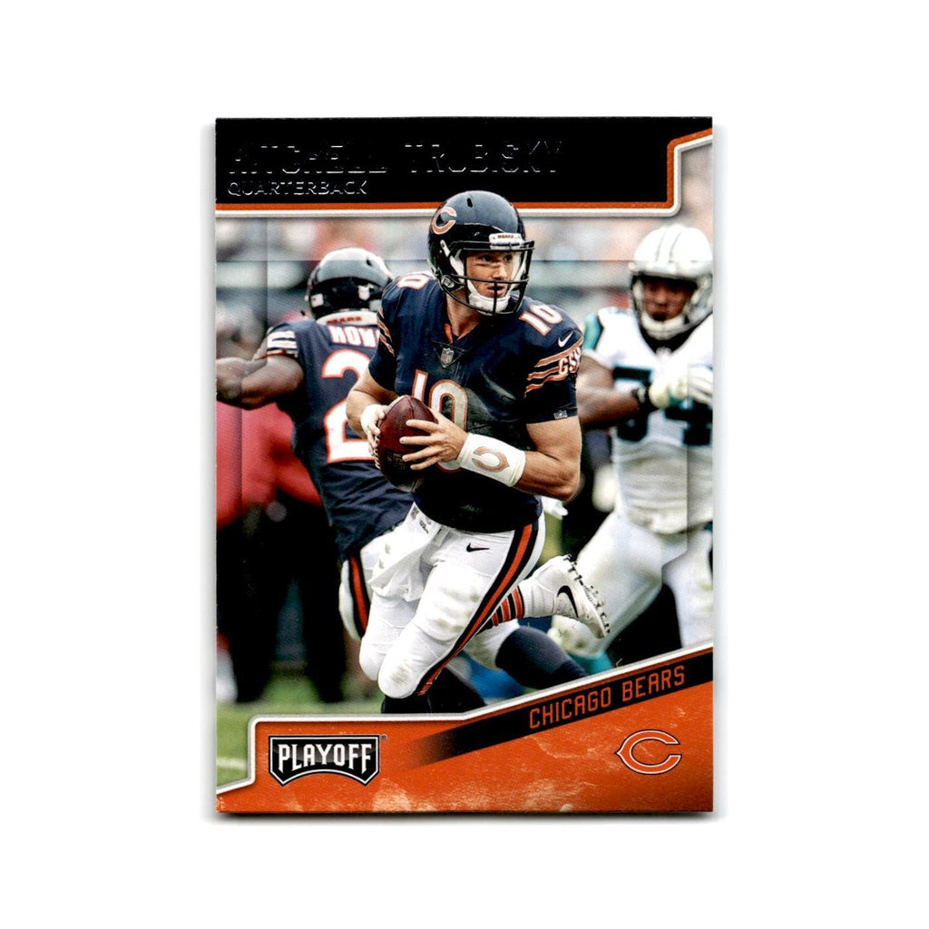 Mitchell Trubisky 2018 Panini Playoff #32 Chicago Bears Football Card NM
